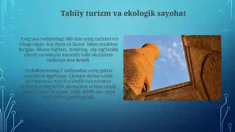 O'zbekistonda rekreatsiya va turizm 3