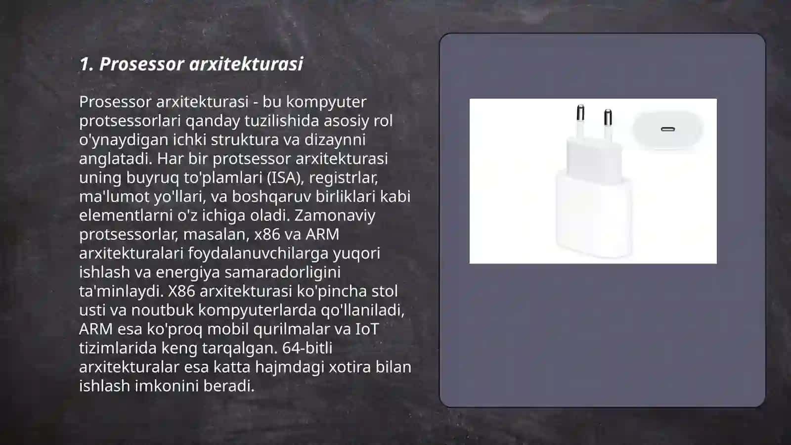 Prosessor arxitekturasi 3