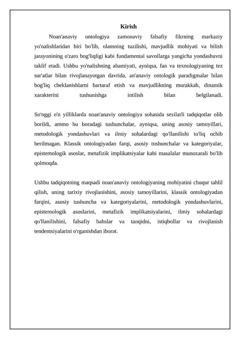 Noklassik ontologiyaning mohiyati 3