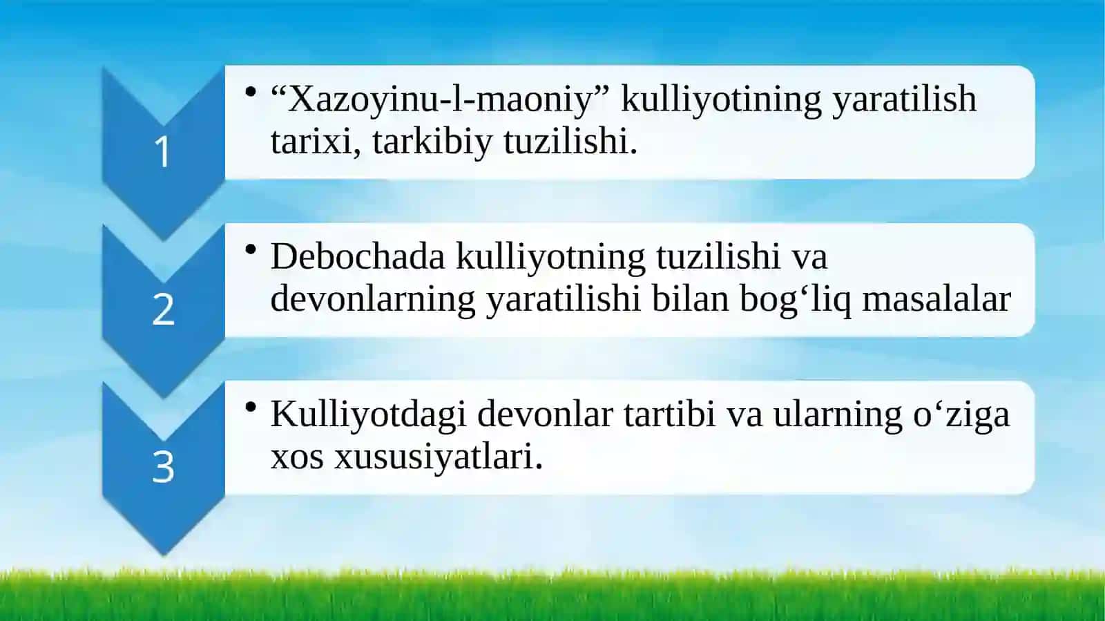 ALISHER NAVOIY LIRIKASI 3