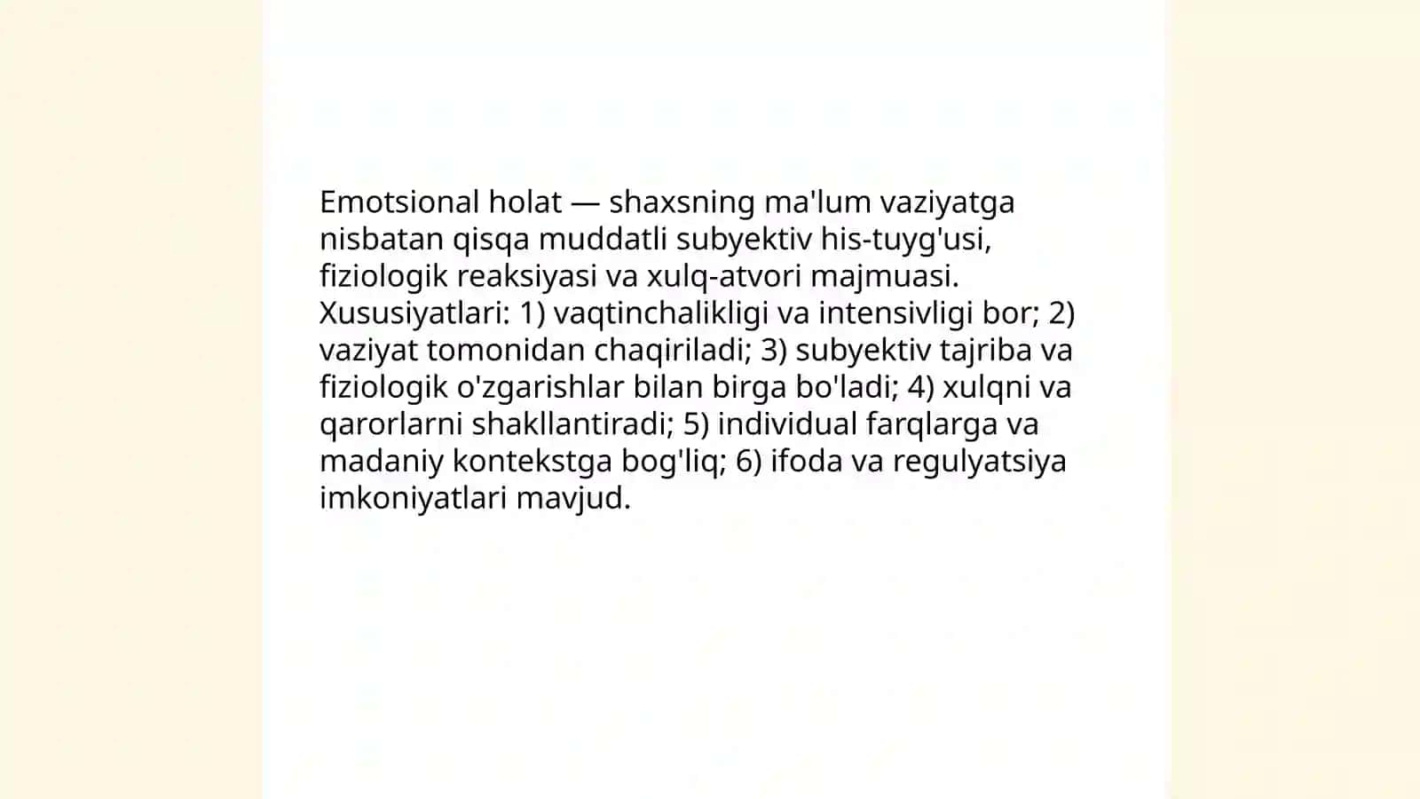 Emotsional holatlar 3