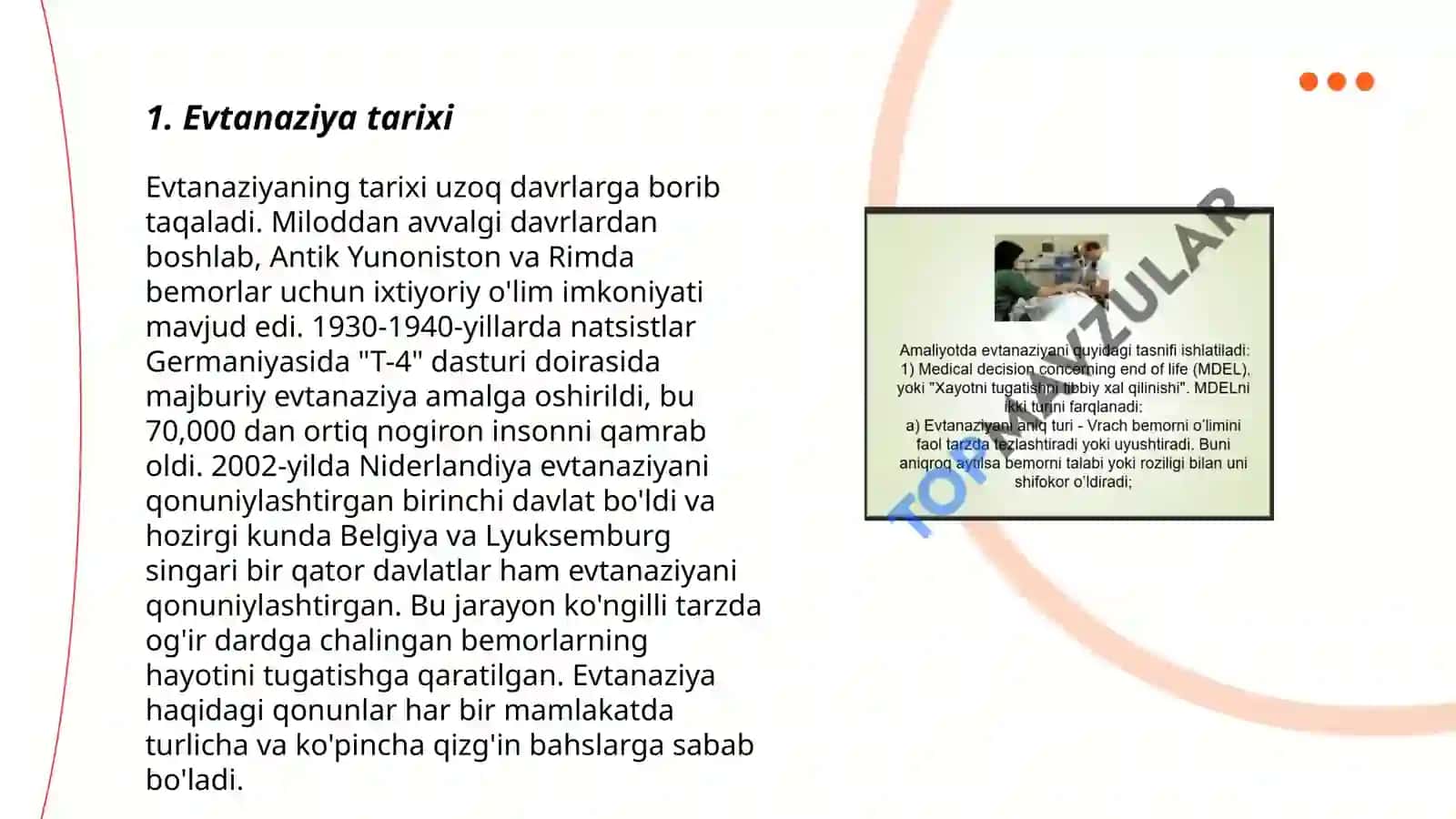 Evtanaziya muammolari 3