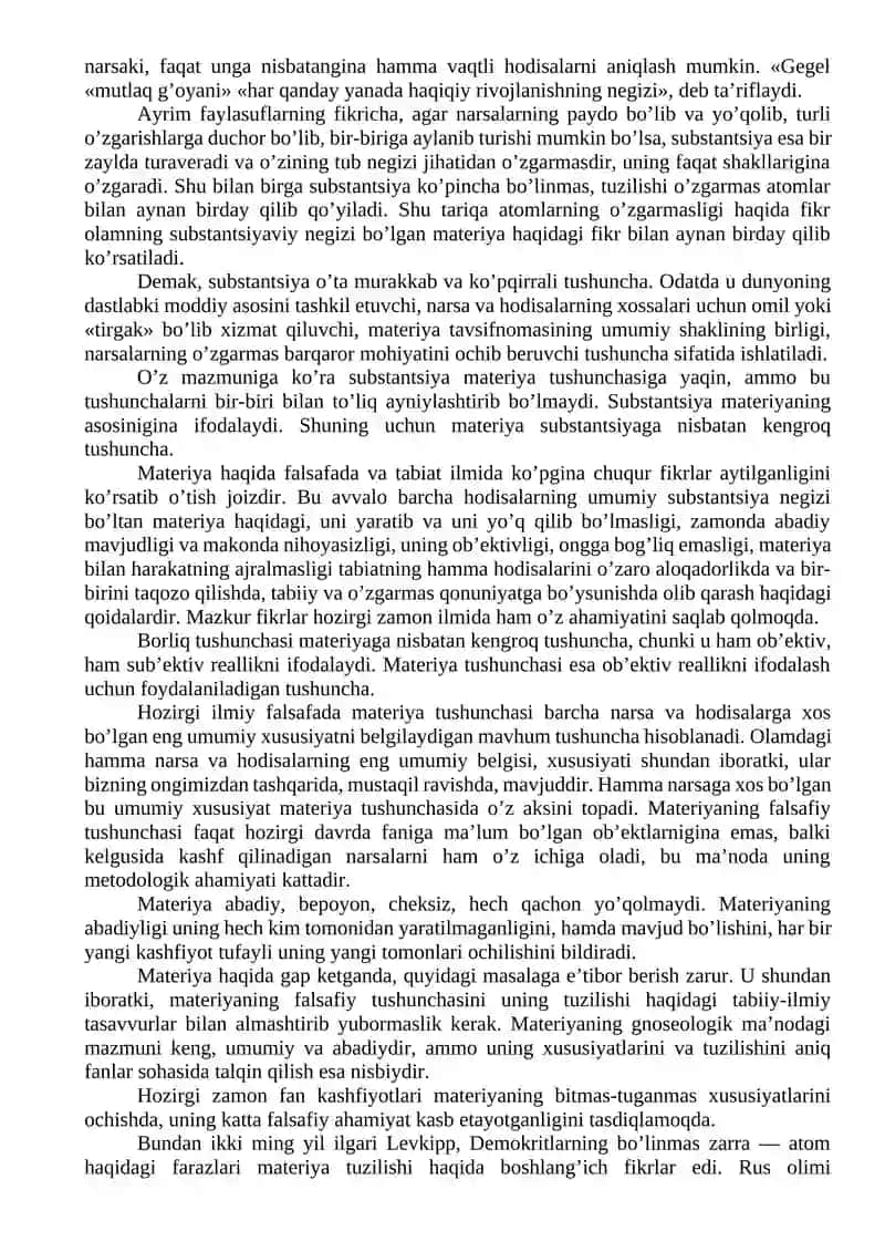 Borliq, ontologiya va metafizika 3