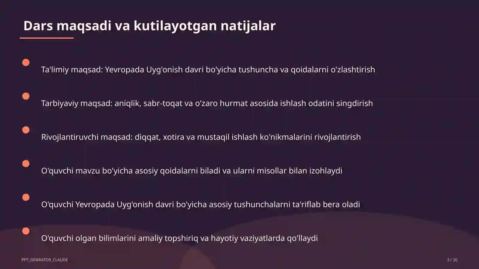 Yevropada Uyg'onish davri (8-sinf) 3