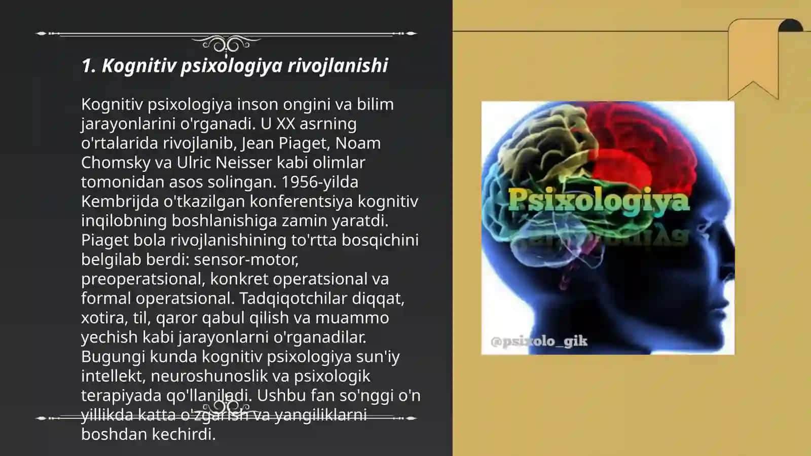 Psixologiyaning zamonaviy tendensiyalari 3