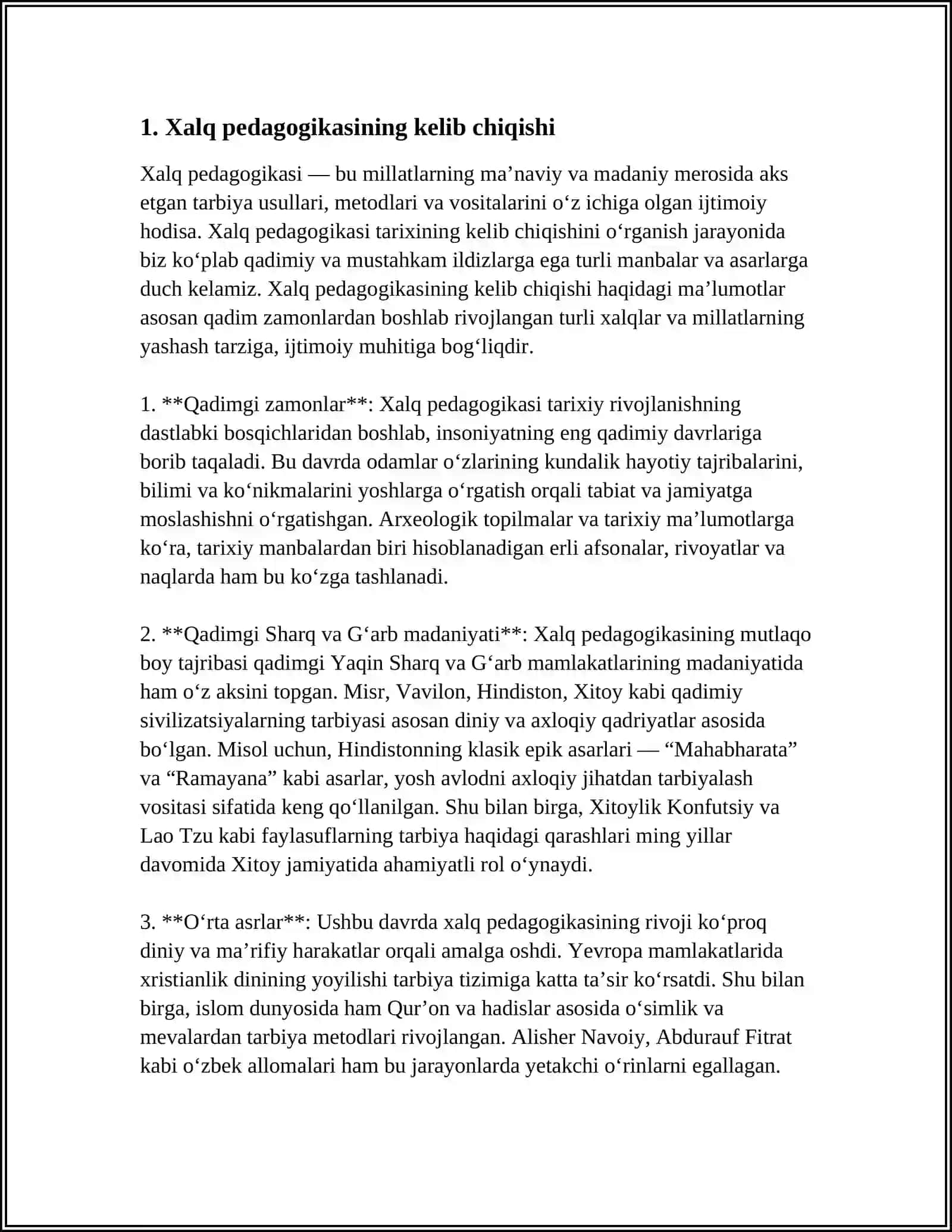 XALQ PEDAGOGIKASI MANBALARI 3
