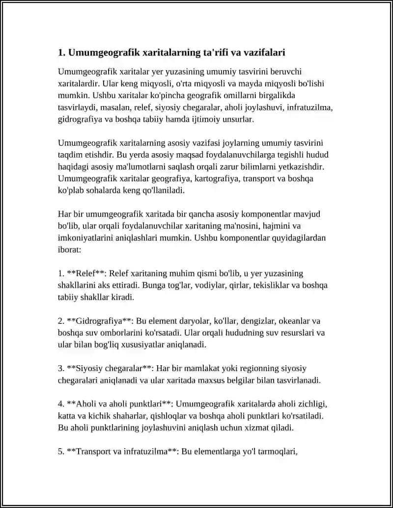 UMUMGEOGRAFIK XARITALAR 3