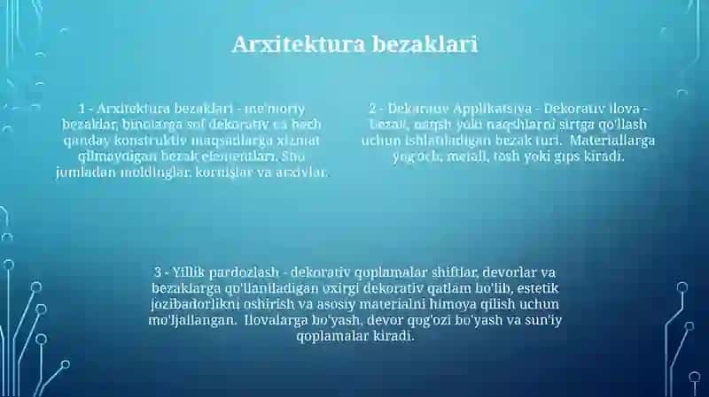 Dekarativ Applikatsiya 3