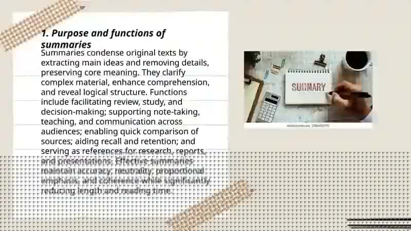 Summary writing 3