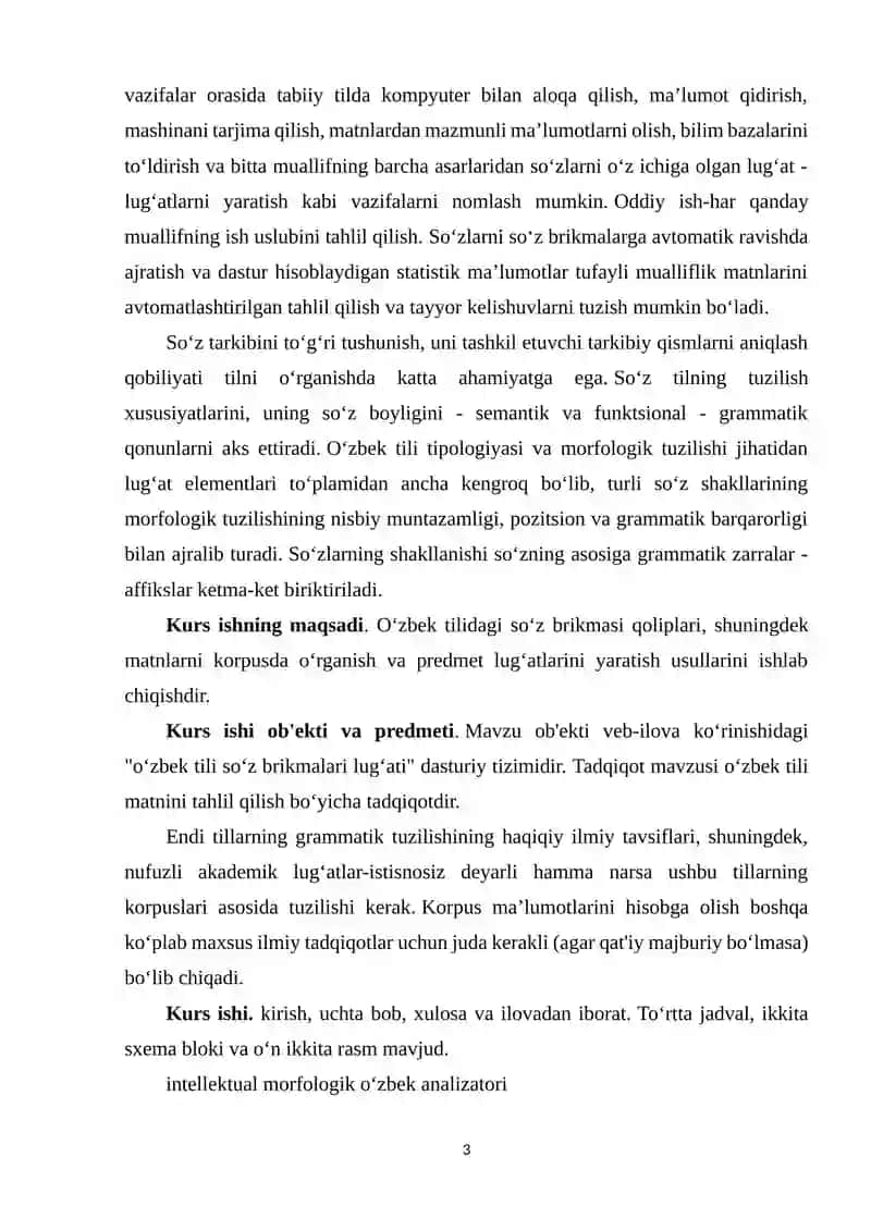 O'zbek tilining xususiyatlari 3