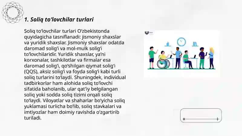 Soliq to‘lovchilar turlari 3