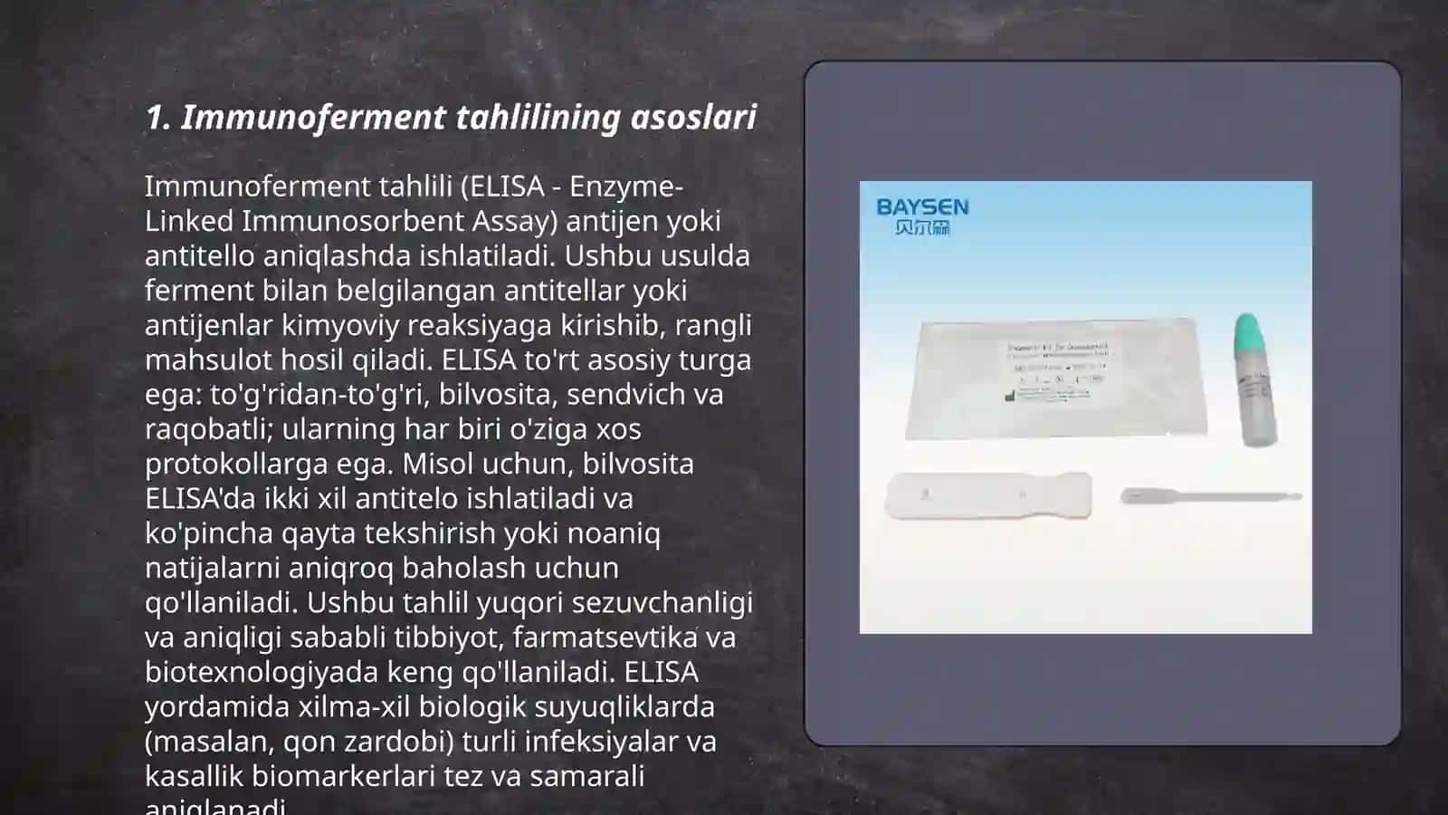 Immunoferment tahlili va turlari 3