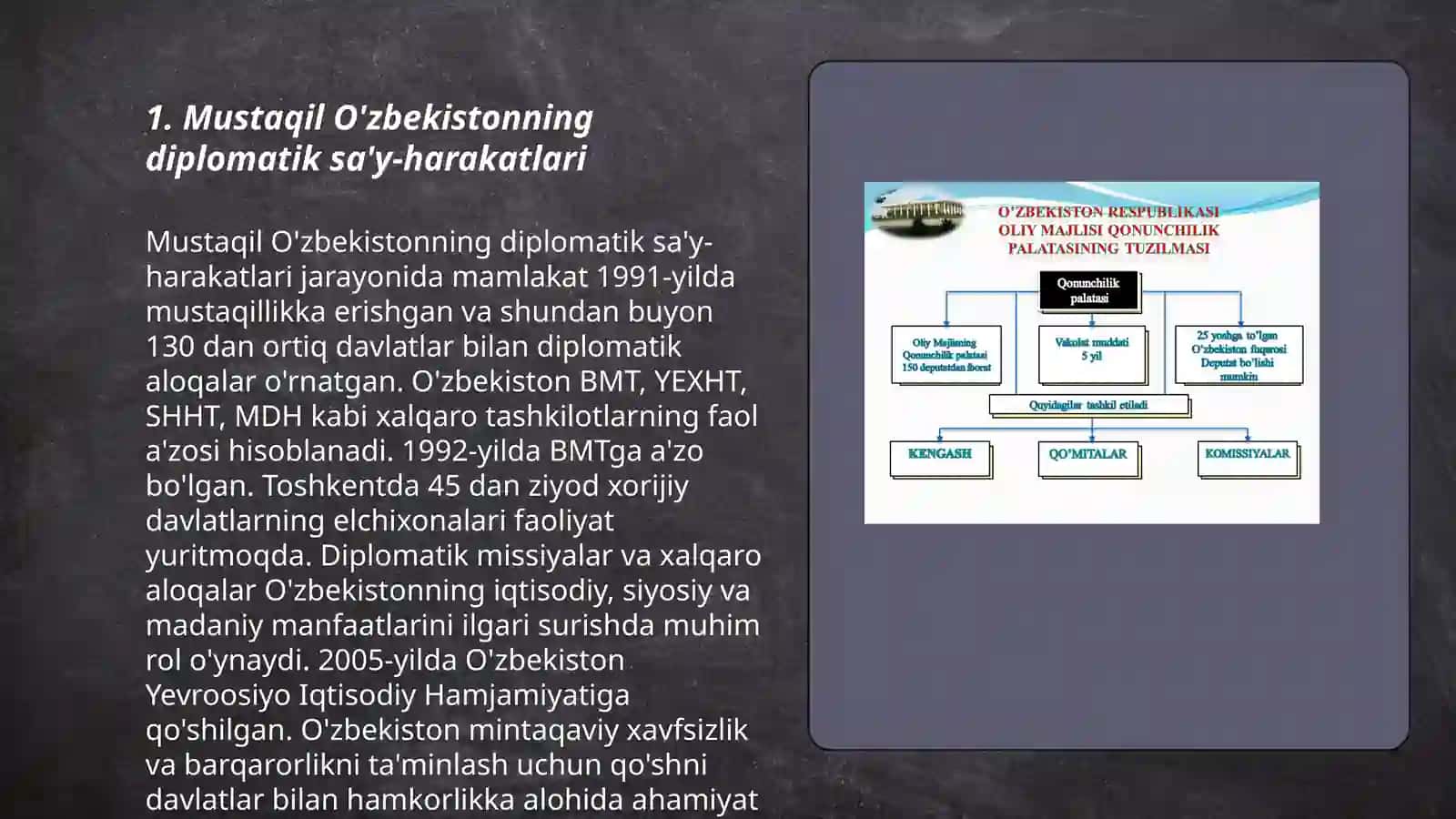Mustaqil O'zbekistonning diplomatik sa'y-harakatlari 3
