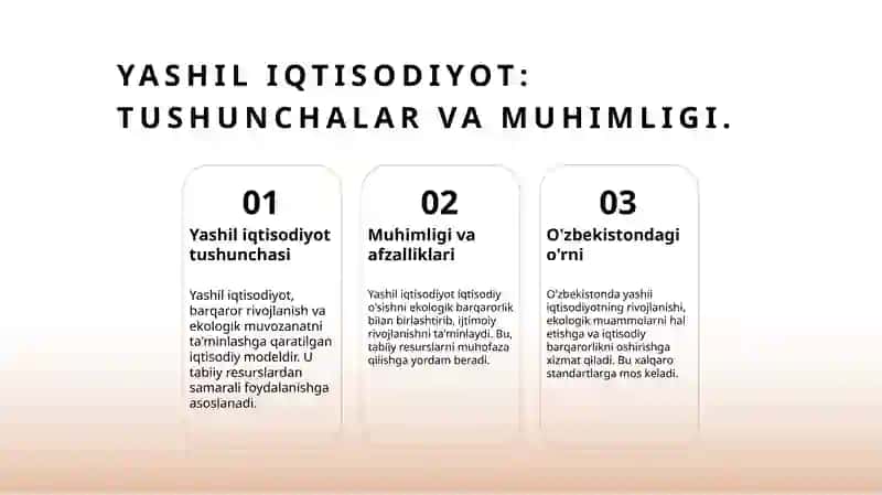 Yashil iqtisodiyot 3