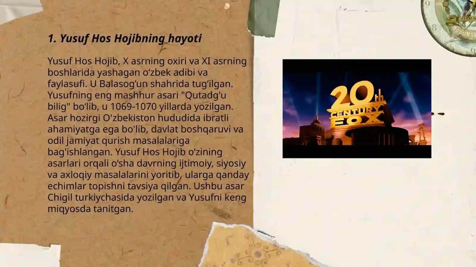 Yusuf Hos Hojib va uning Qutadg’u bilig asari 3