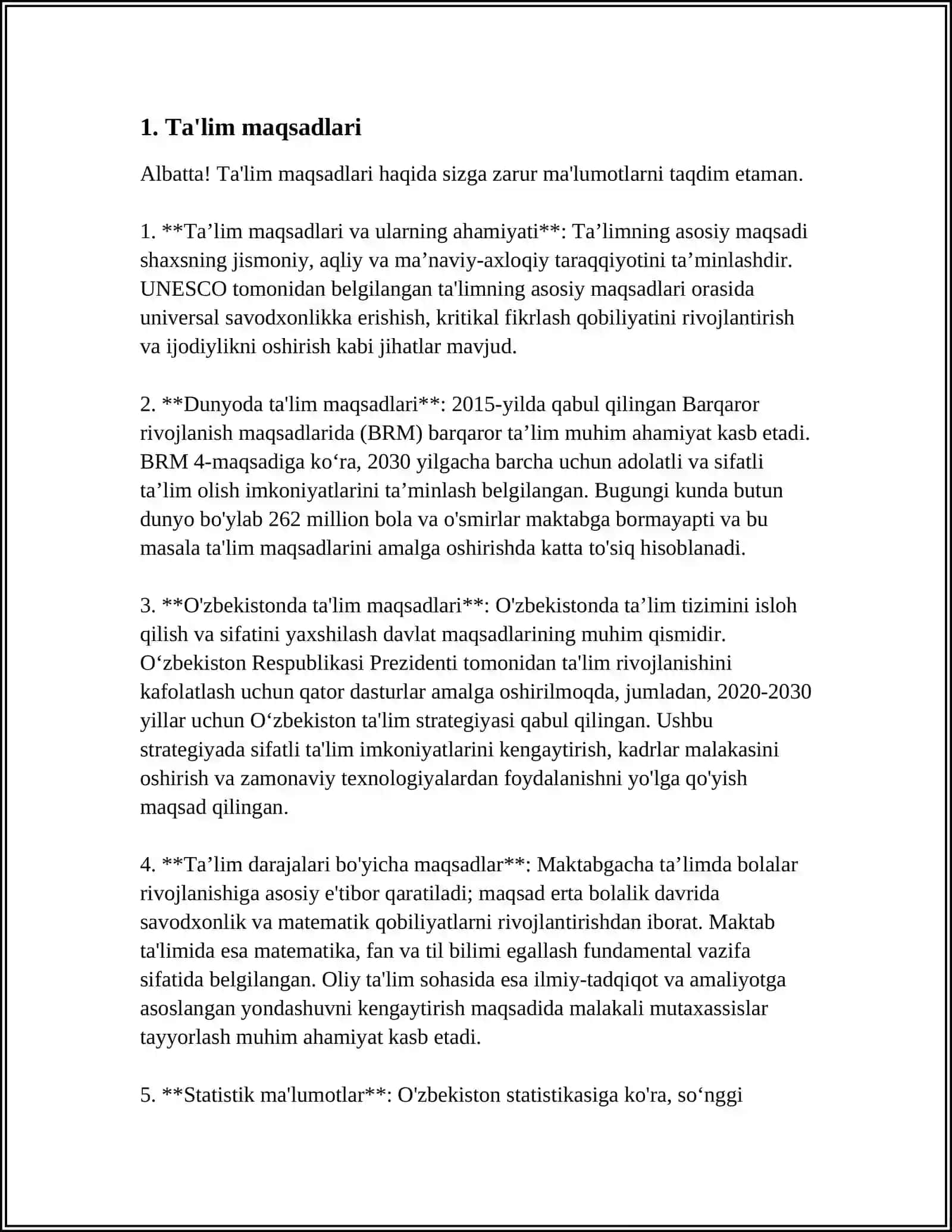 TARBIYA NAZARIYASI 3