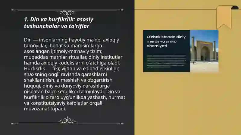 Din va hurfikrlik 3