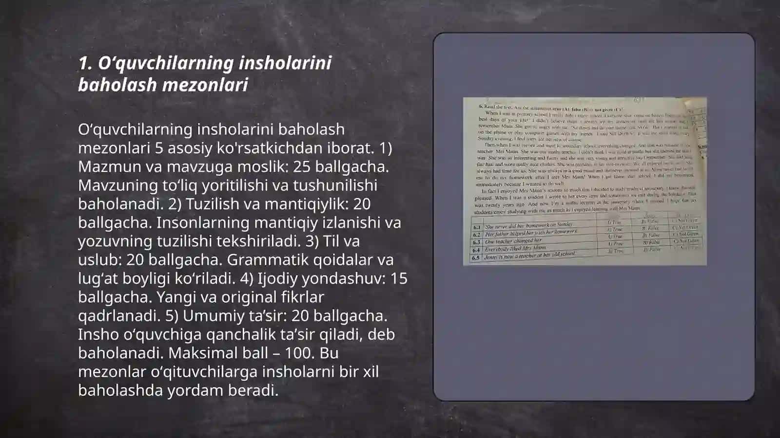 Oʻquvchilar inshosini tahlil qilish usullari 3