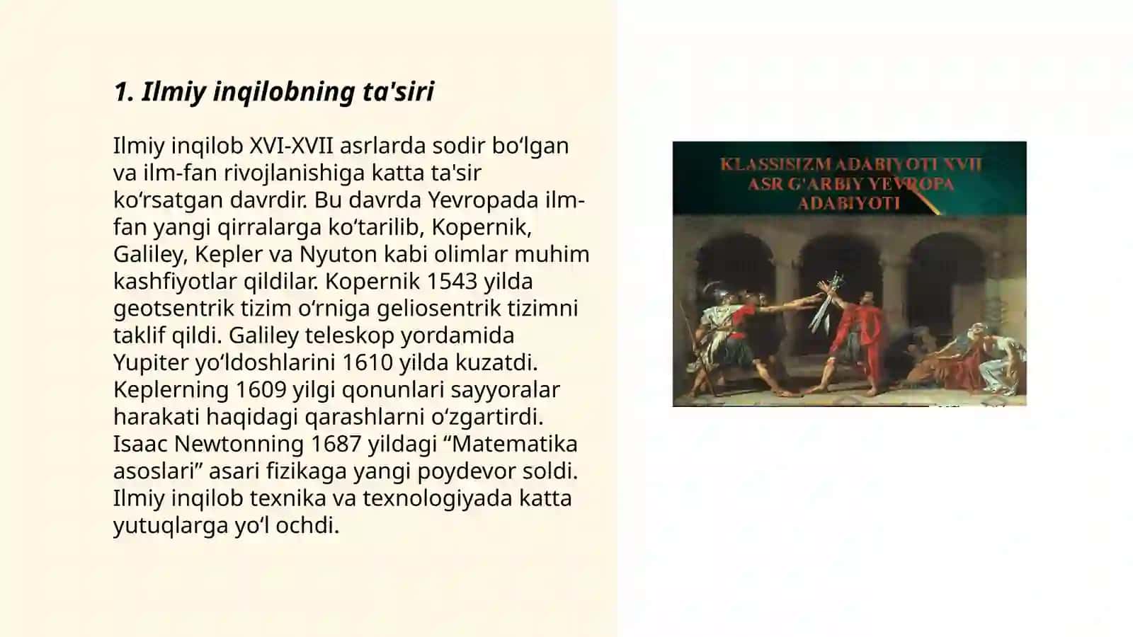 XVIII asr Gʻarbiy Yevropa ma’rifatchilik adabiyoti 3