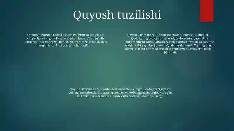 Quyosh Shamollari 3