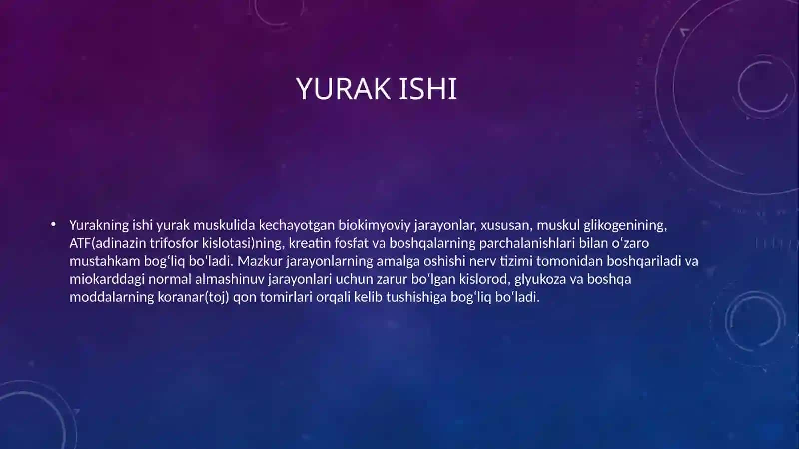 Yurak muskullari xususiyatlarining buzulishi 3