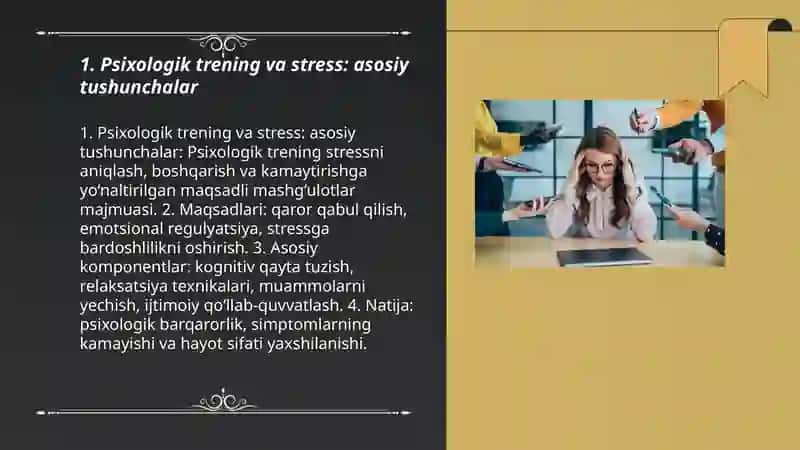 Psixologik Trening va Stress 3