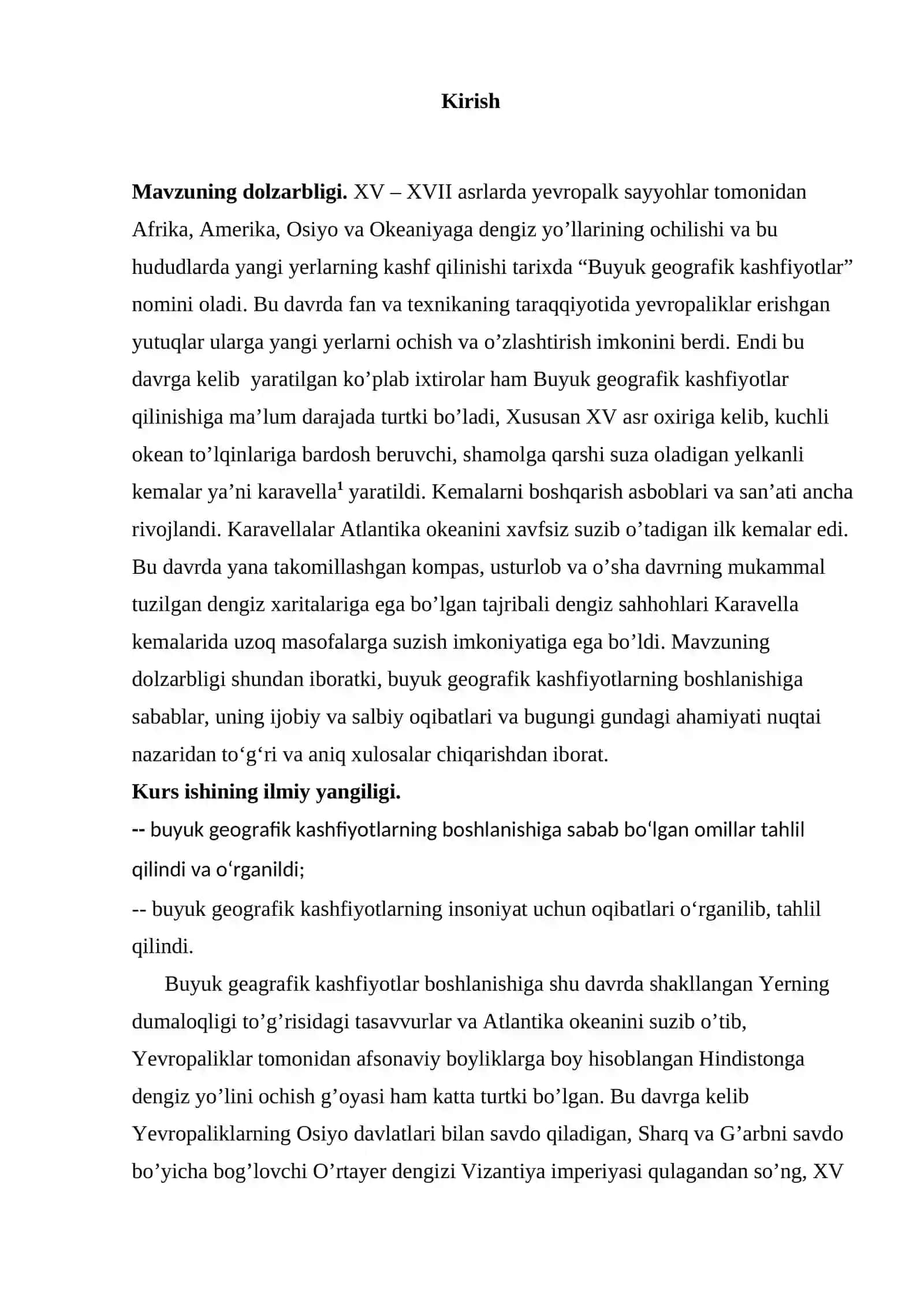 JAHON TARIXI KURS ISHI 3