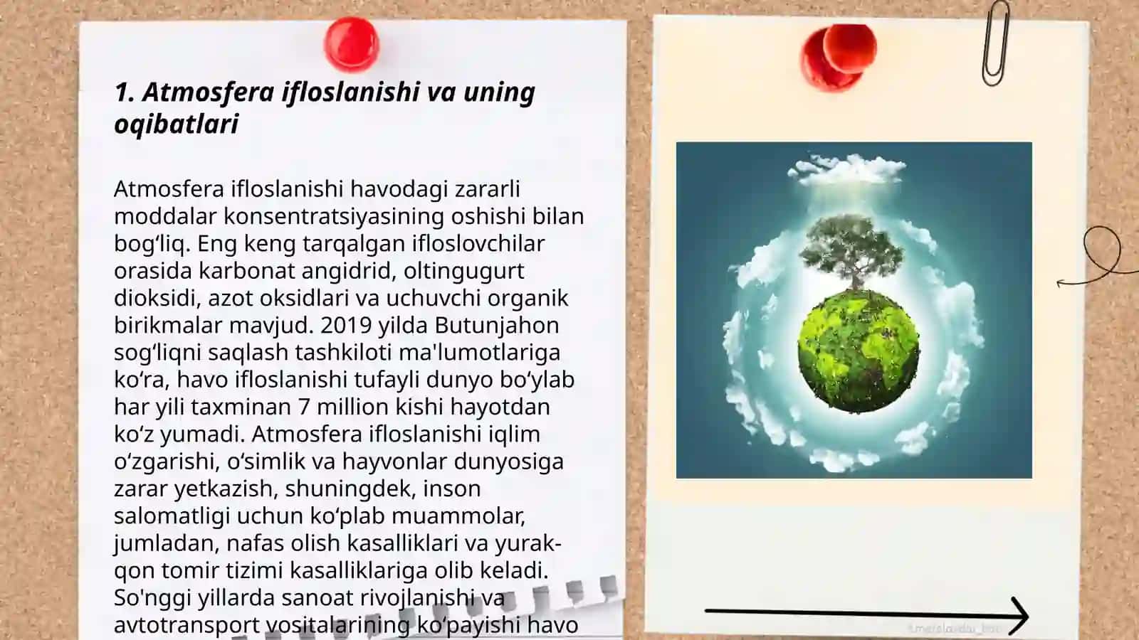 Atmosfera ifloslanishi va uning oqibatlari 3