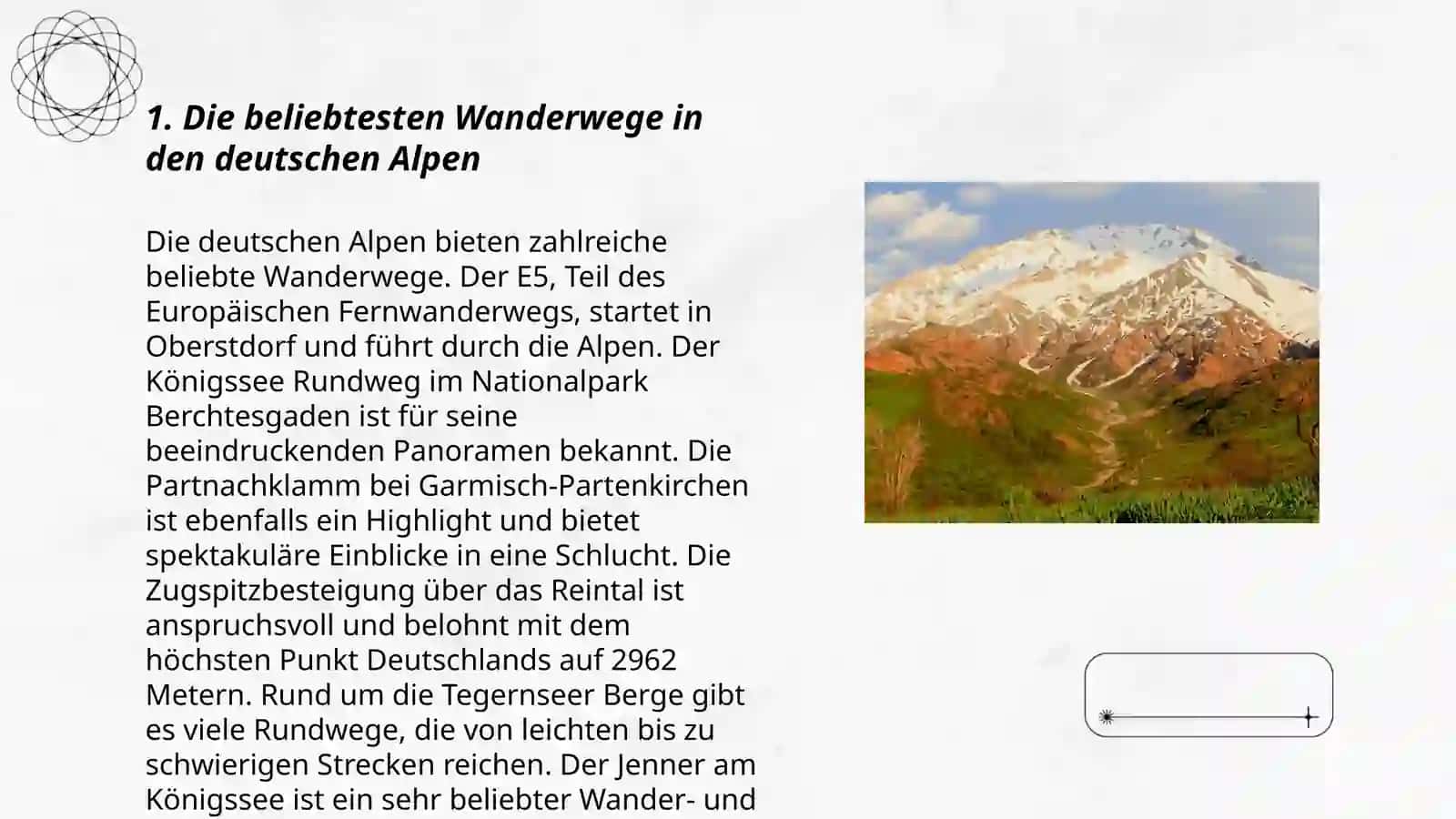 Wandern auf demberg 3