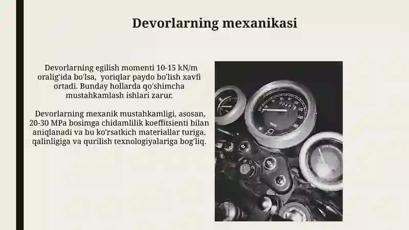 Devorlarning mexanikasi 3