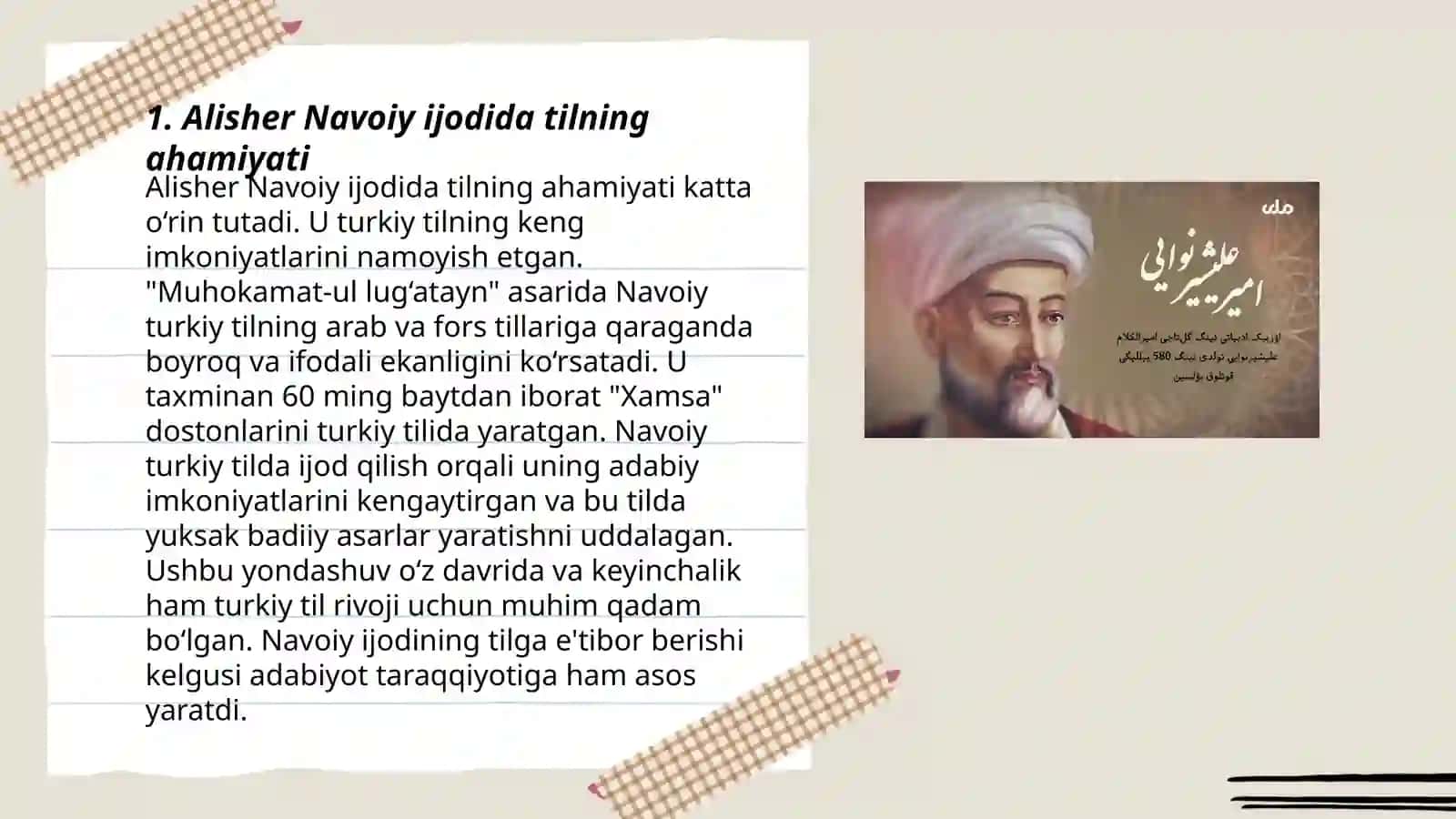 Alisher Navoiy va chog'ishtirma tilshunoslik 3
