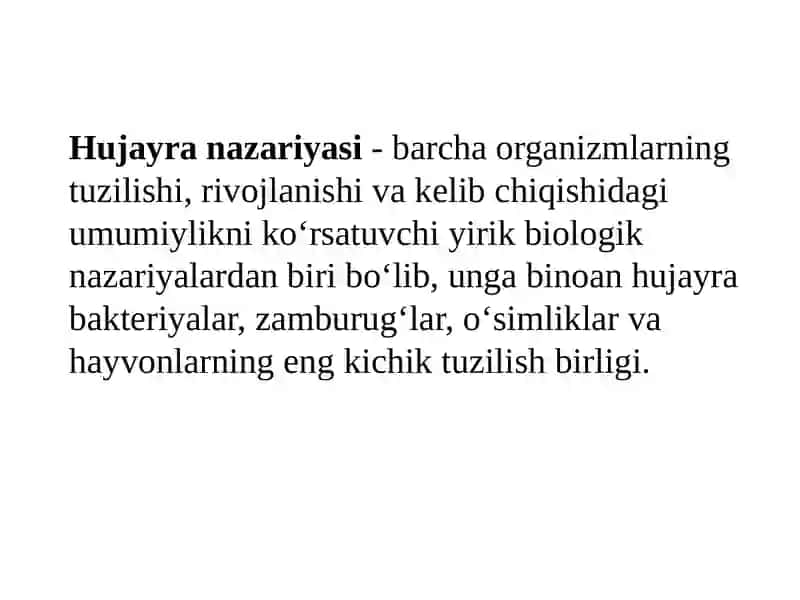 Hayotning hujayraviyasoslari 3