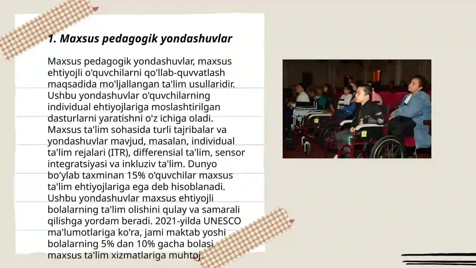 Maxsus pedagogik yondashuvlar 3