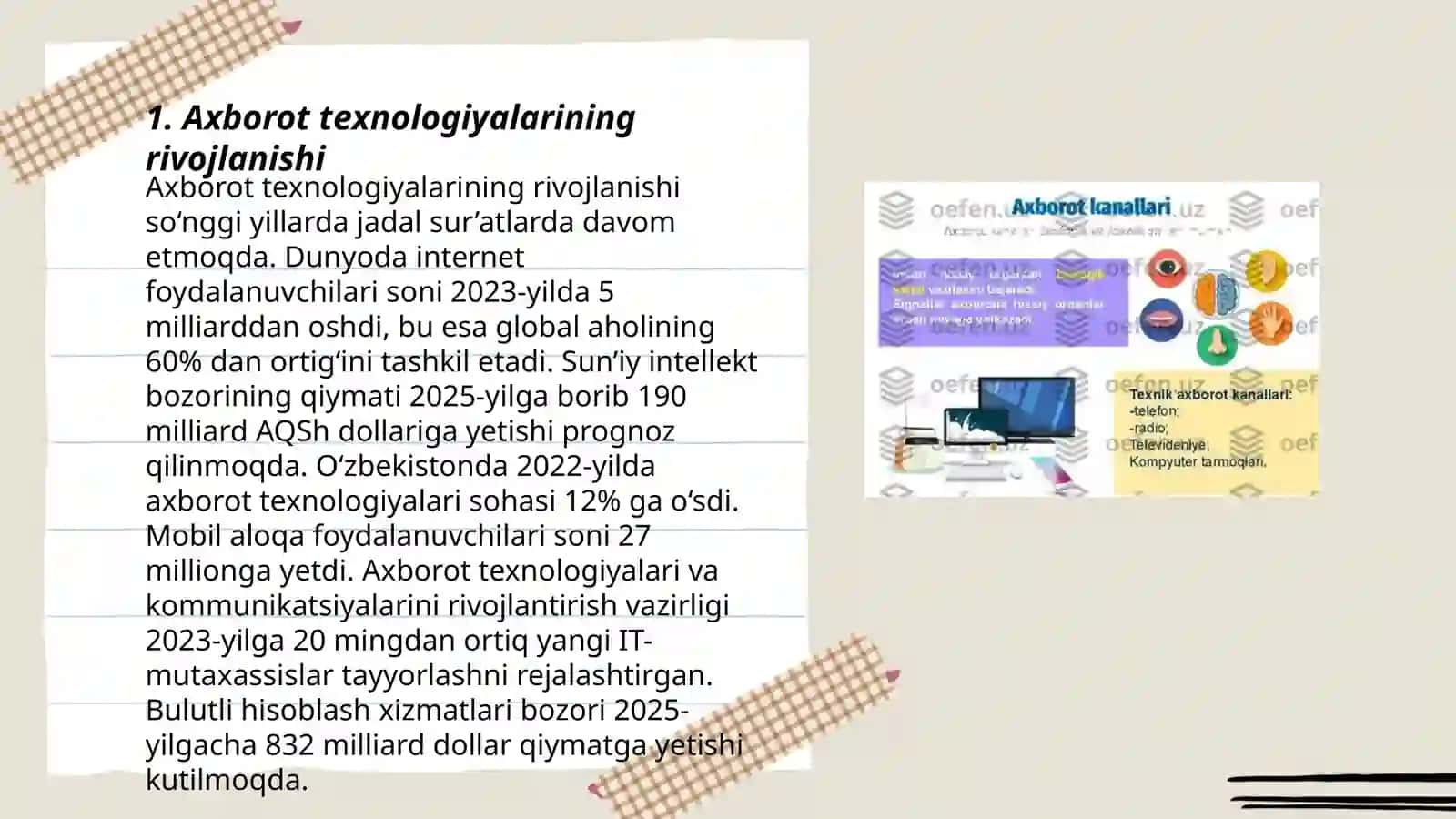 Axborot va kommikatsion texnologiyalar 3