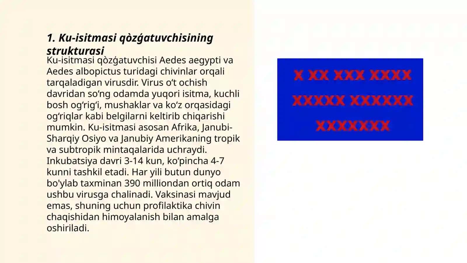 Ku-isitmasi qòzģatuvchisining xarakteristikasi 3