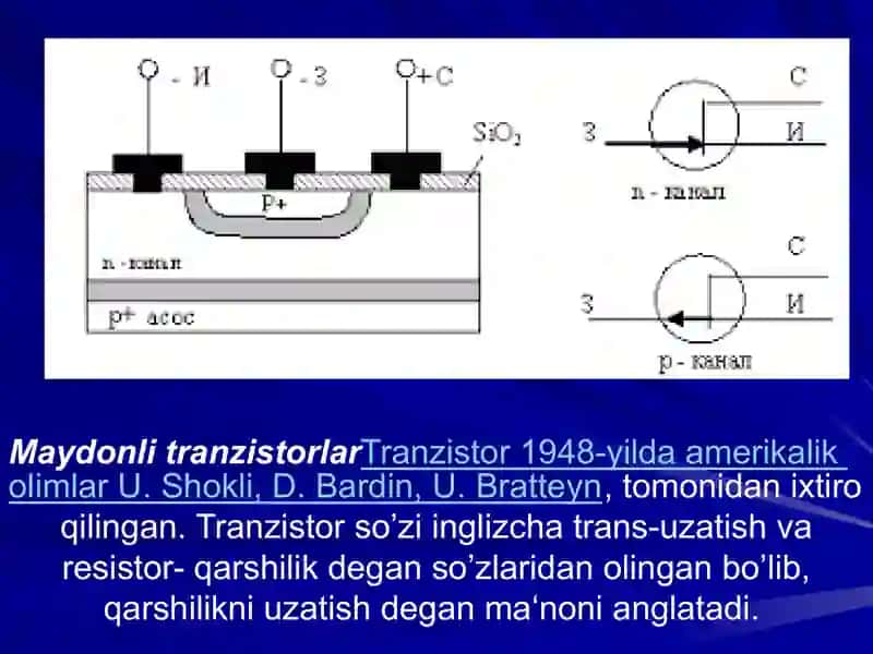 Maydonli tranzistor 3