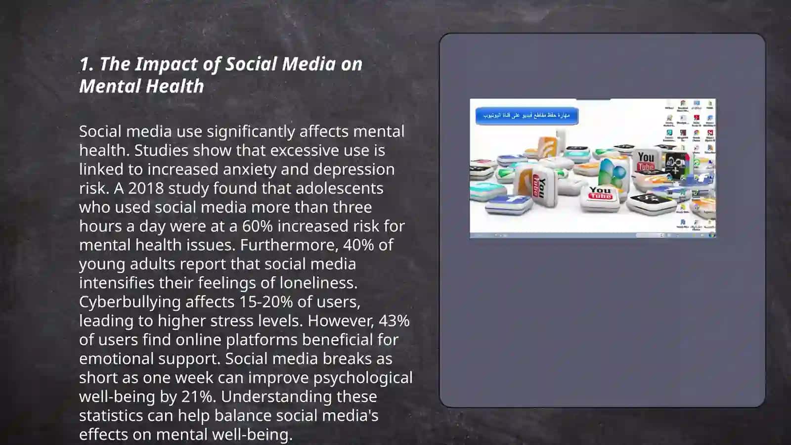 The Impact of Social Media on Mental Health 3
