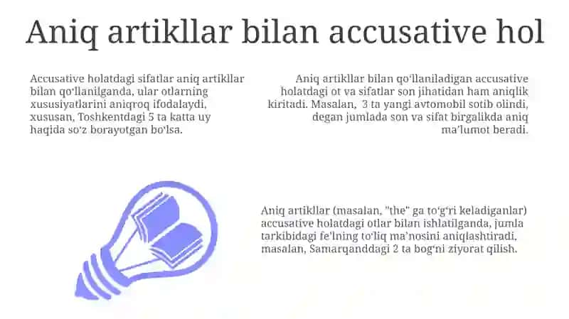 Ot va sifatlar qaratqich kelishigida 3