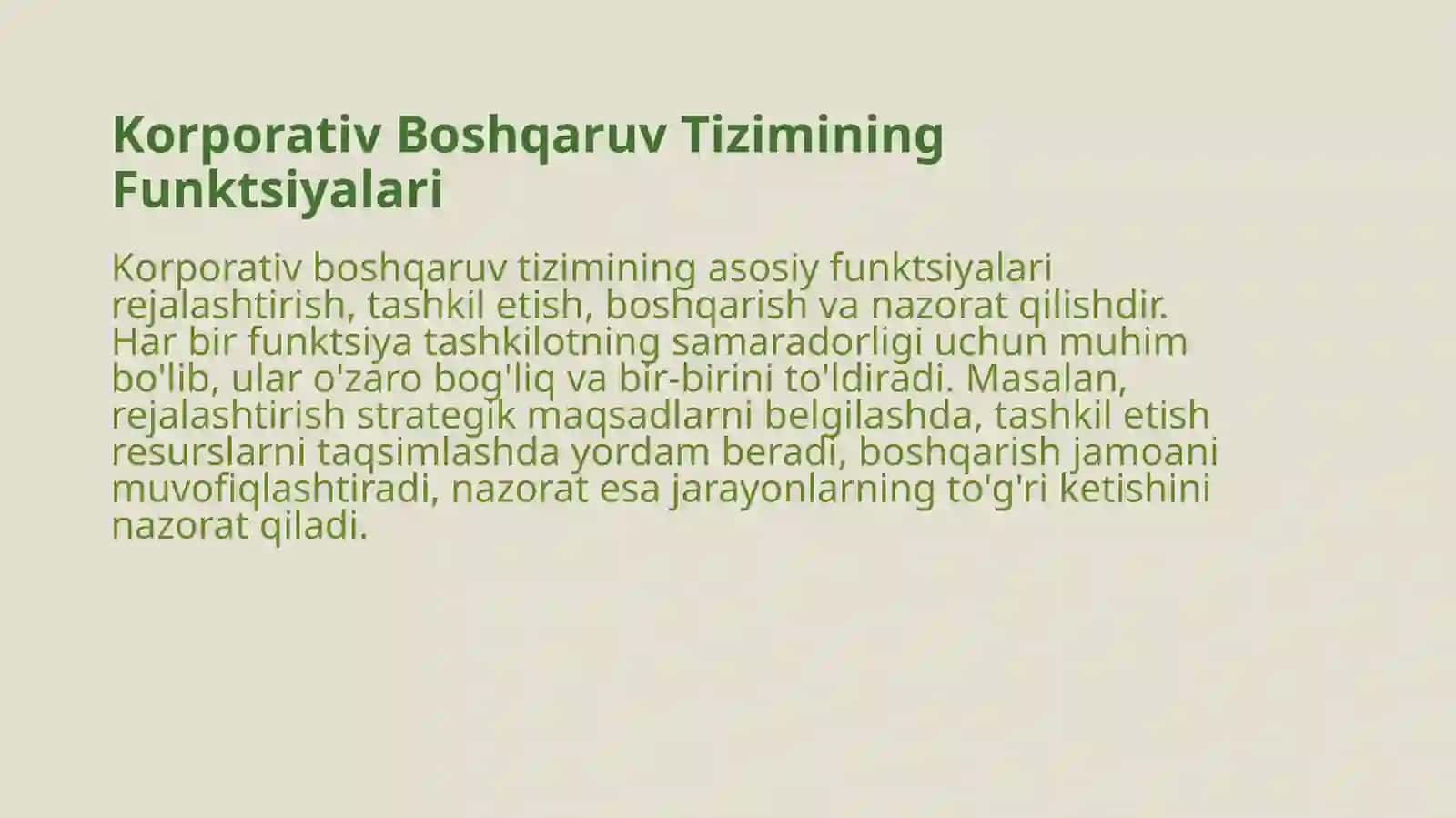 Korporativ boshqaruv tizimi 3