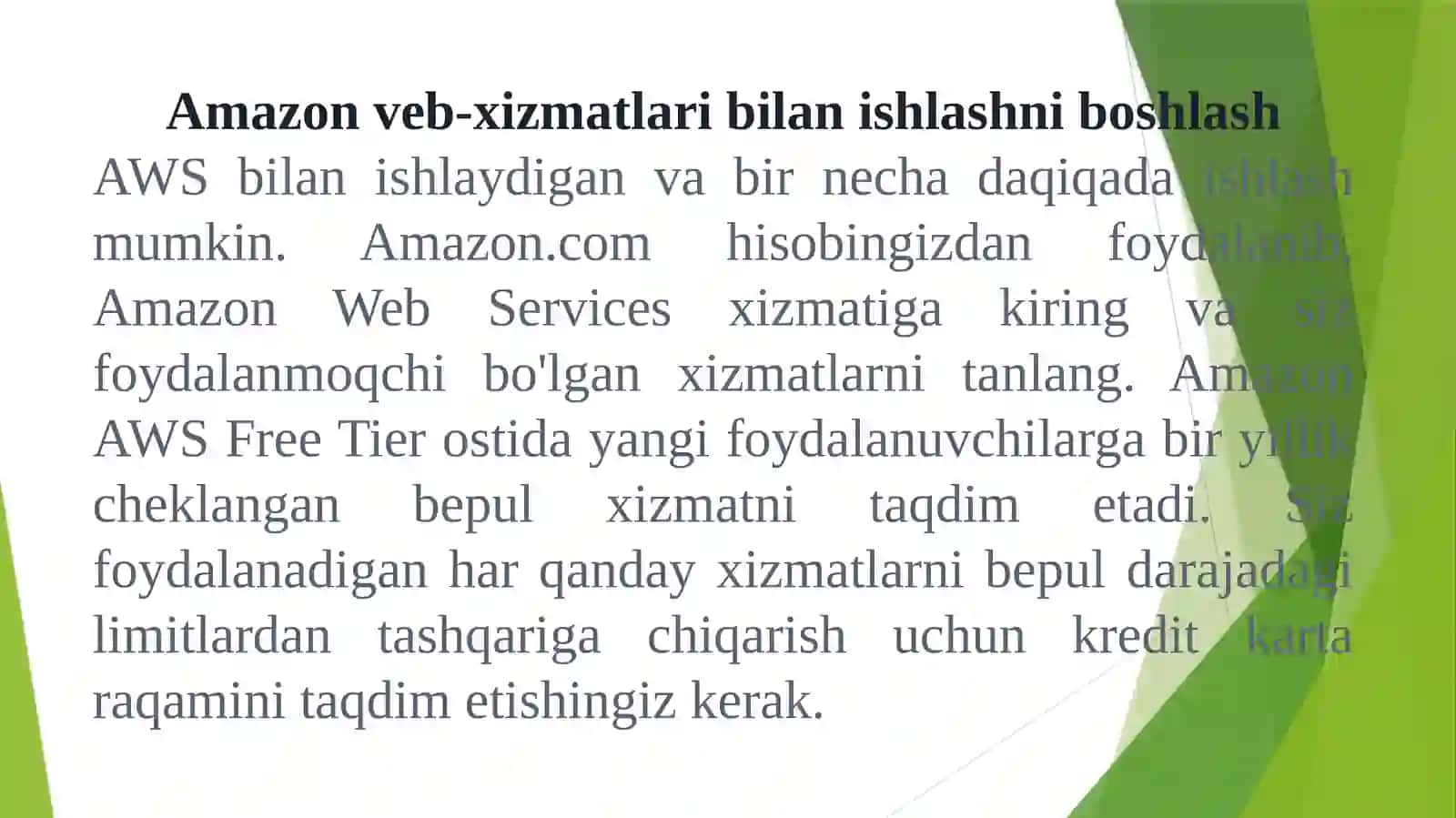 Cloudda web-xizmatlar 3