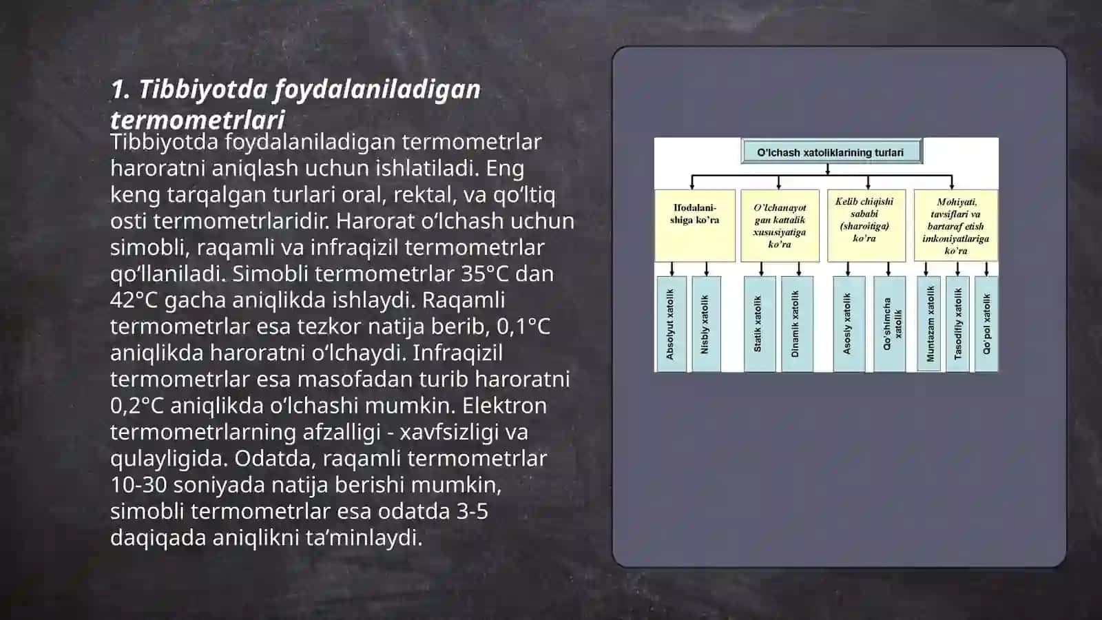 Tibbiyotda foydalaniladigan termometrlari 3