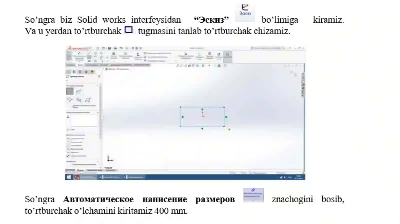 SolidWorksda detallarni yig‘ish jarayoniga tayyorlash 3