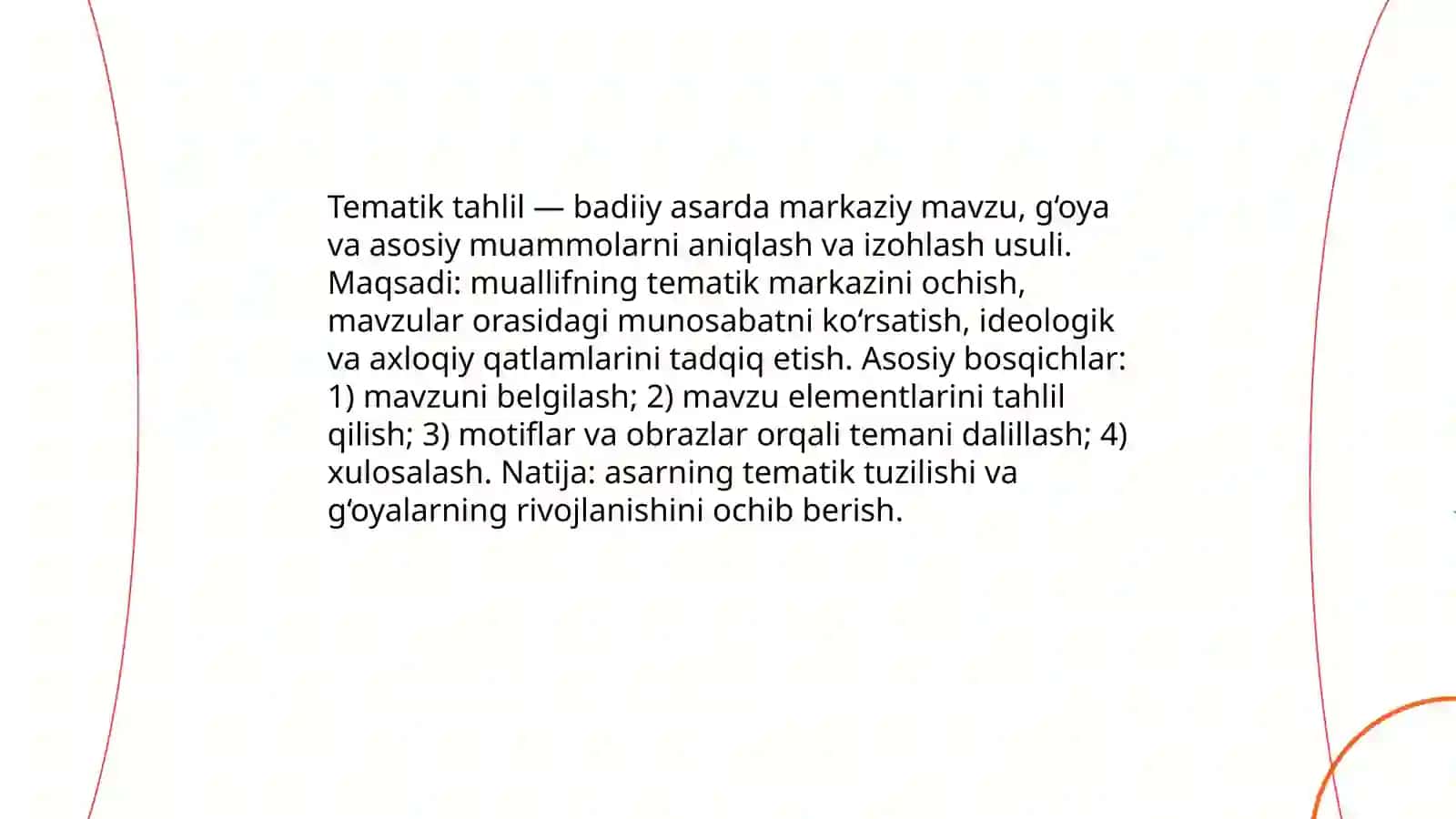 Badiiy tahlil turlari 3