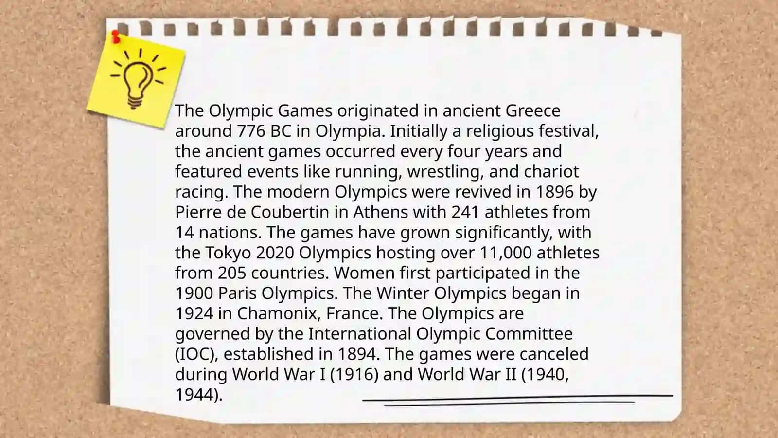 History of the Olympic Games 3