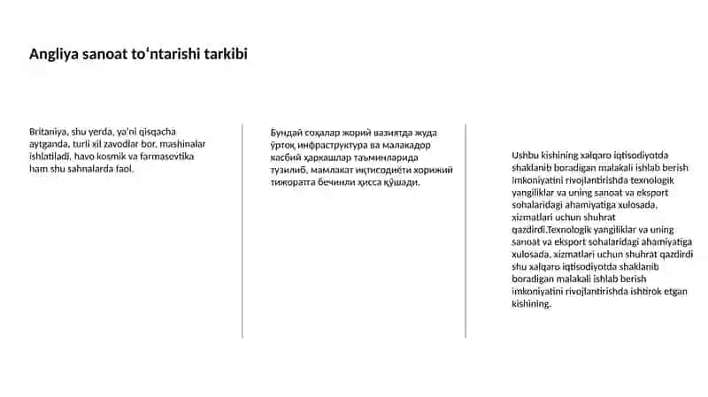 Angliyadagi sanoat to‘ntarishi va uning jahon iqtisodiyoti rivojidagi o‘rni 3