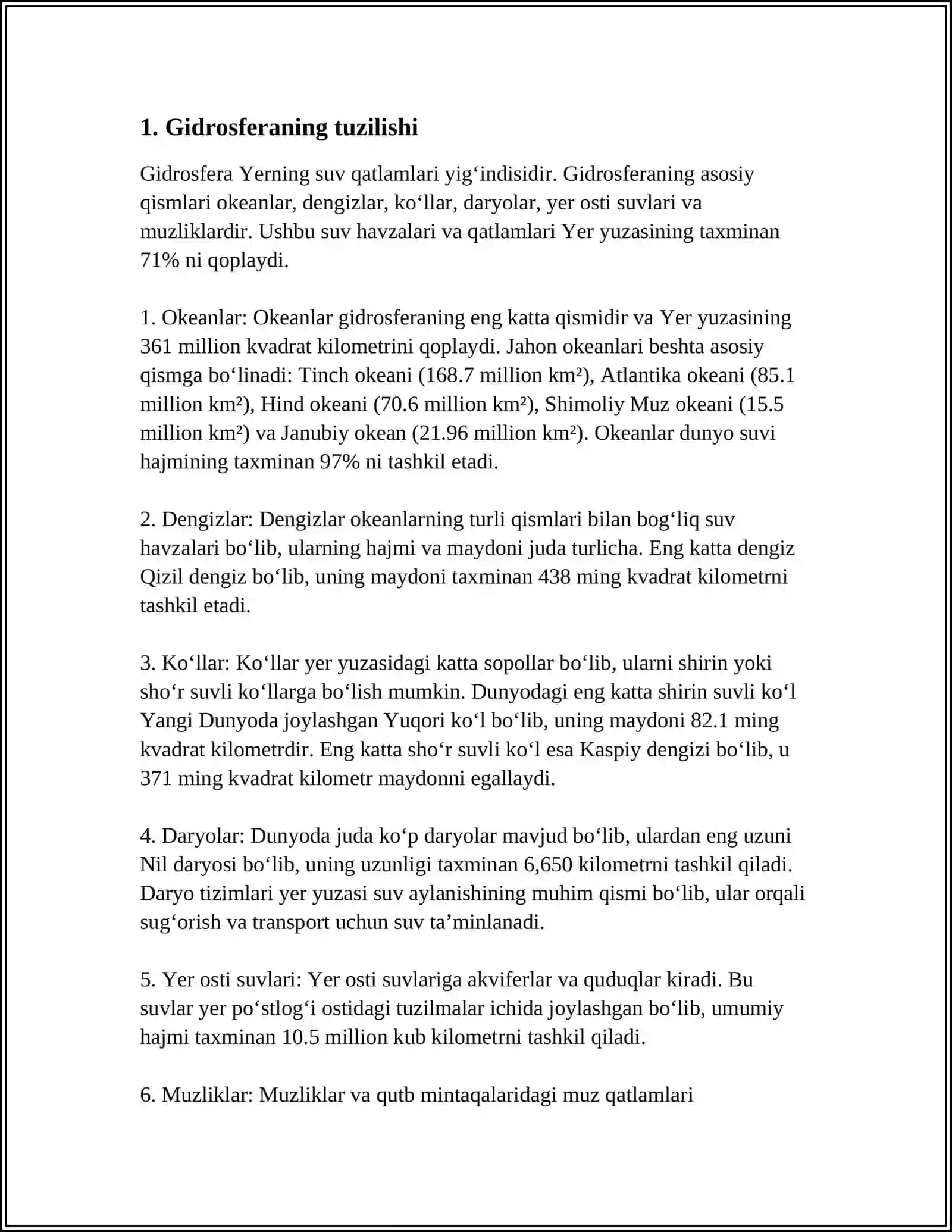 GIDROSFERA GEOKIMYOSI 3