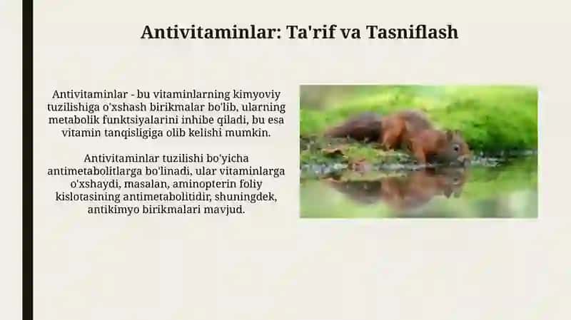 Antivitaminlar 3