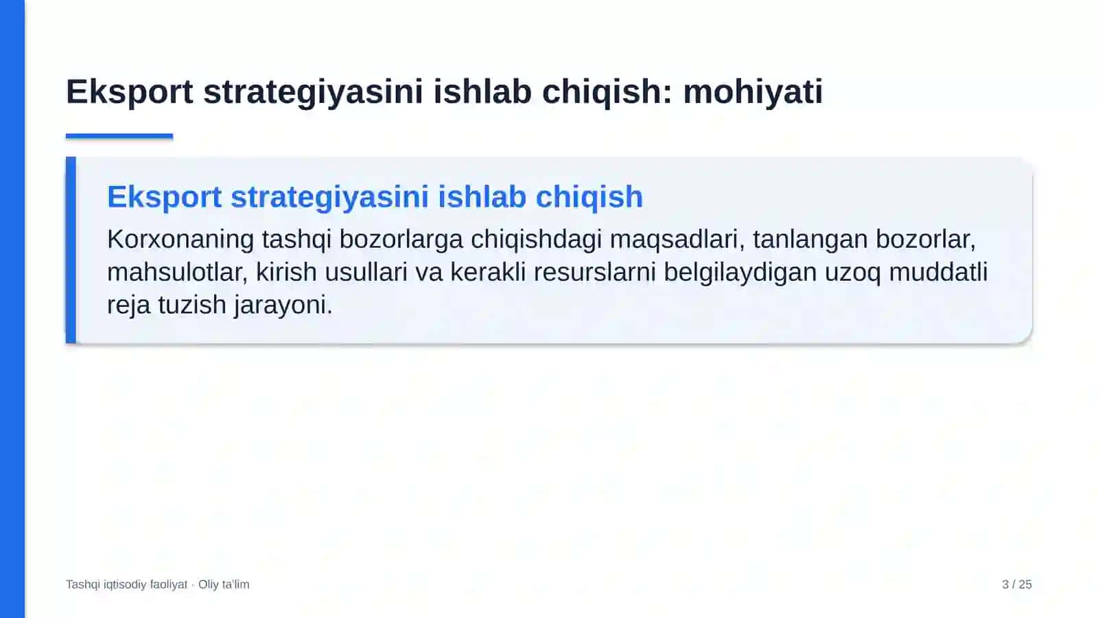Agroklasterlarda eksport strategiyasini ishlab chiqish 3