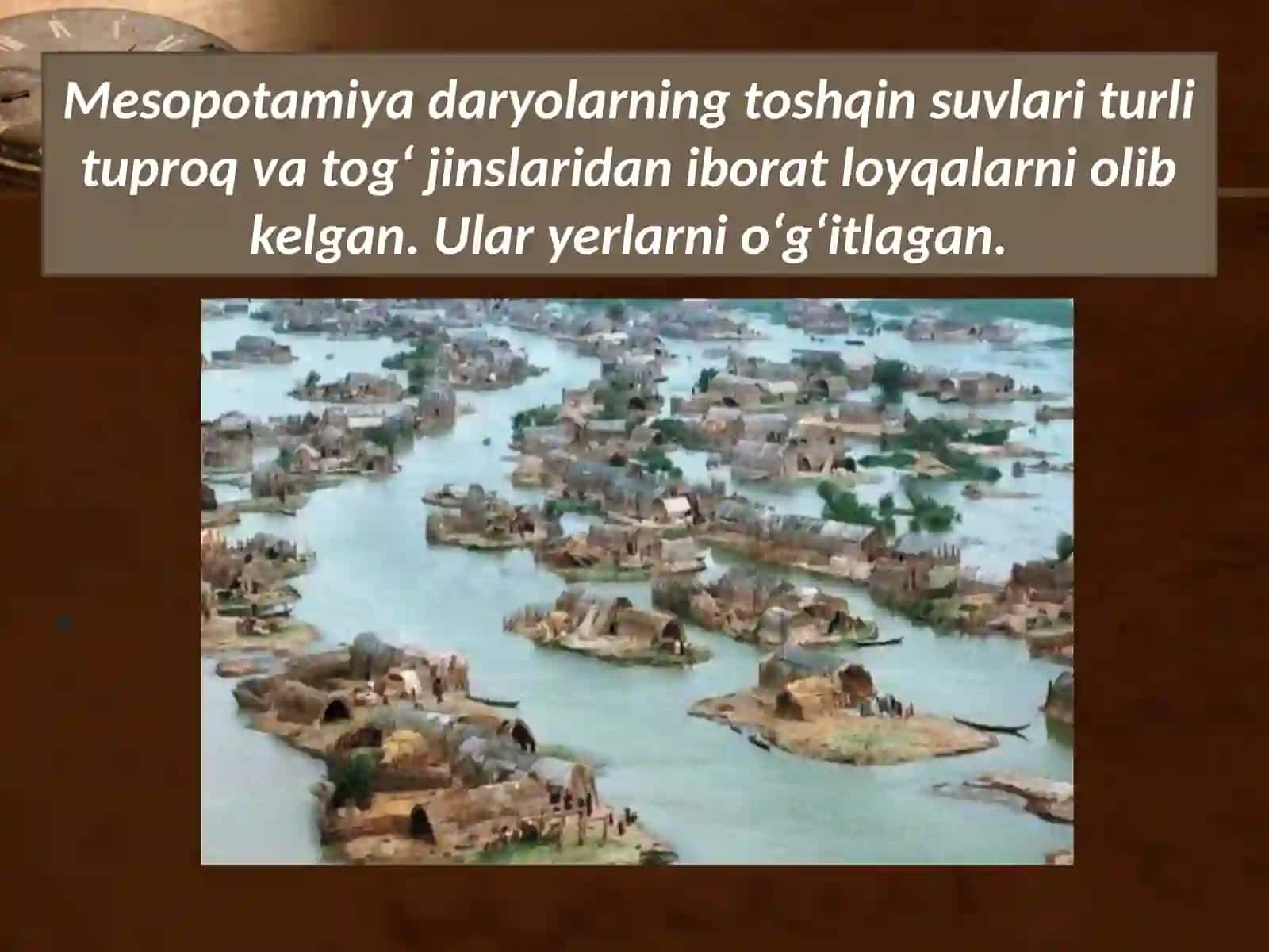 Mesopotamiya sivilizatsiyalari. 6-sinf Tarix fanidan dars ishlanma 3