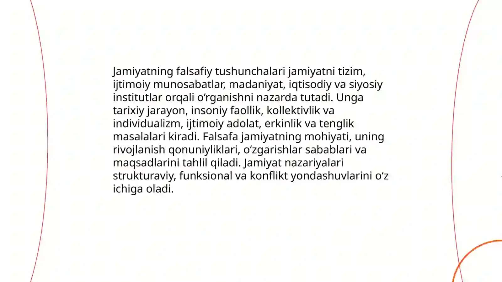 Jamiyat falsafasi 3